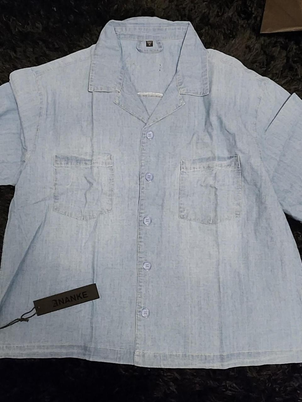 Ananke Mens Button Down Short Sleeve Shirt